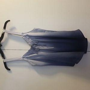 LC Lauren Conrad Ombre Blue Tank Top